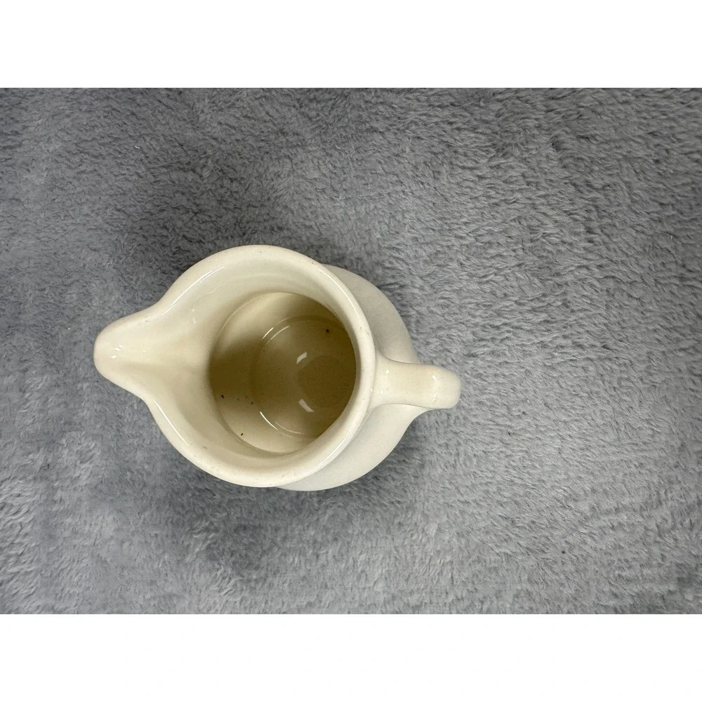 1970 Shenango China Interpace Geometric Restaurant Ware Creamer A-28